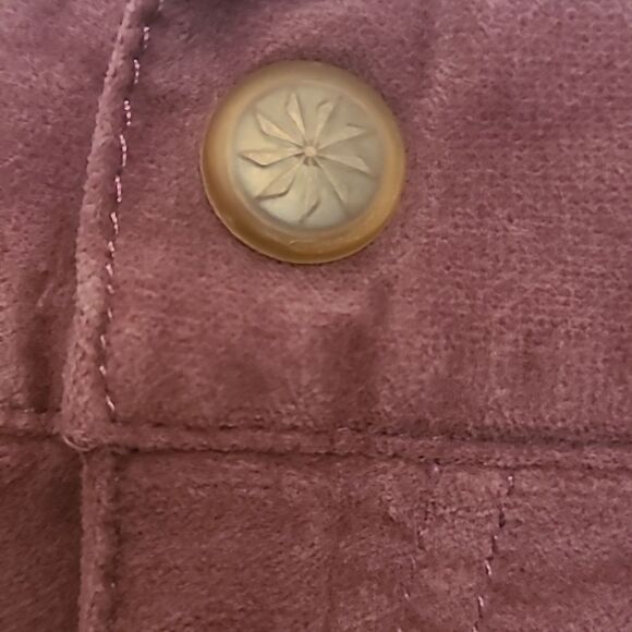 Athleta Drawstring Waist Soft Corduroy Velvet Skirt Pink Mauve Size 6 - Picture 6 of 10